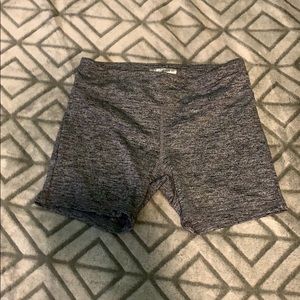 grey athletic shorts